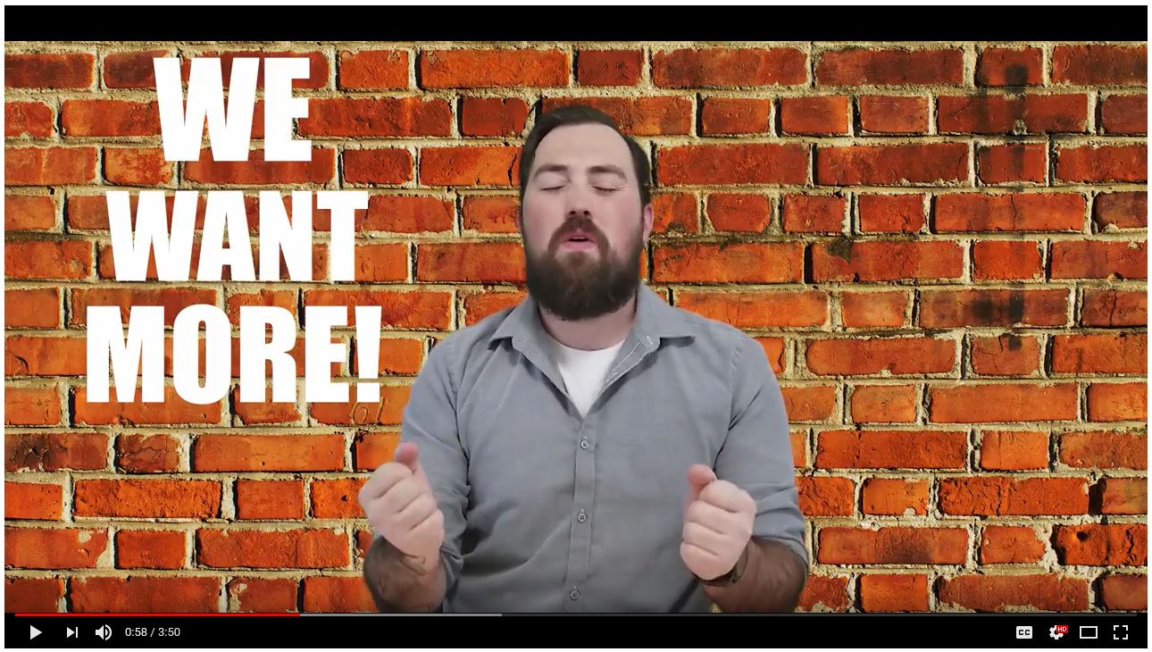 Matt Mcpherson telling you they want more