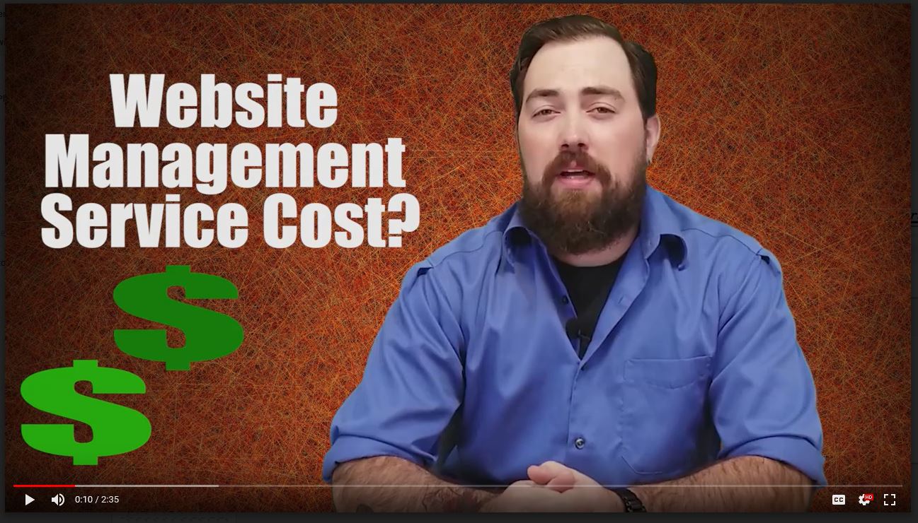 Matt McPherson talking about Website Management Service