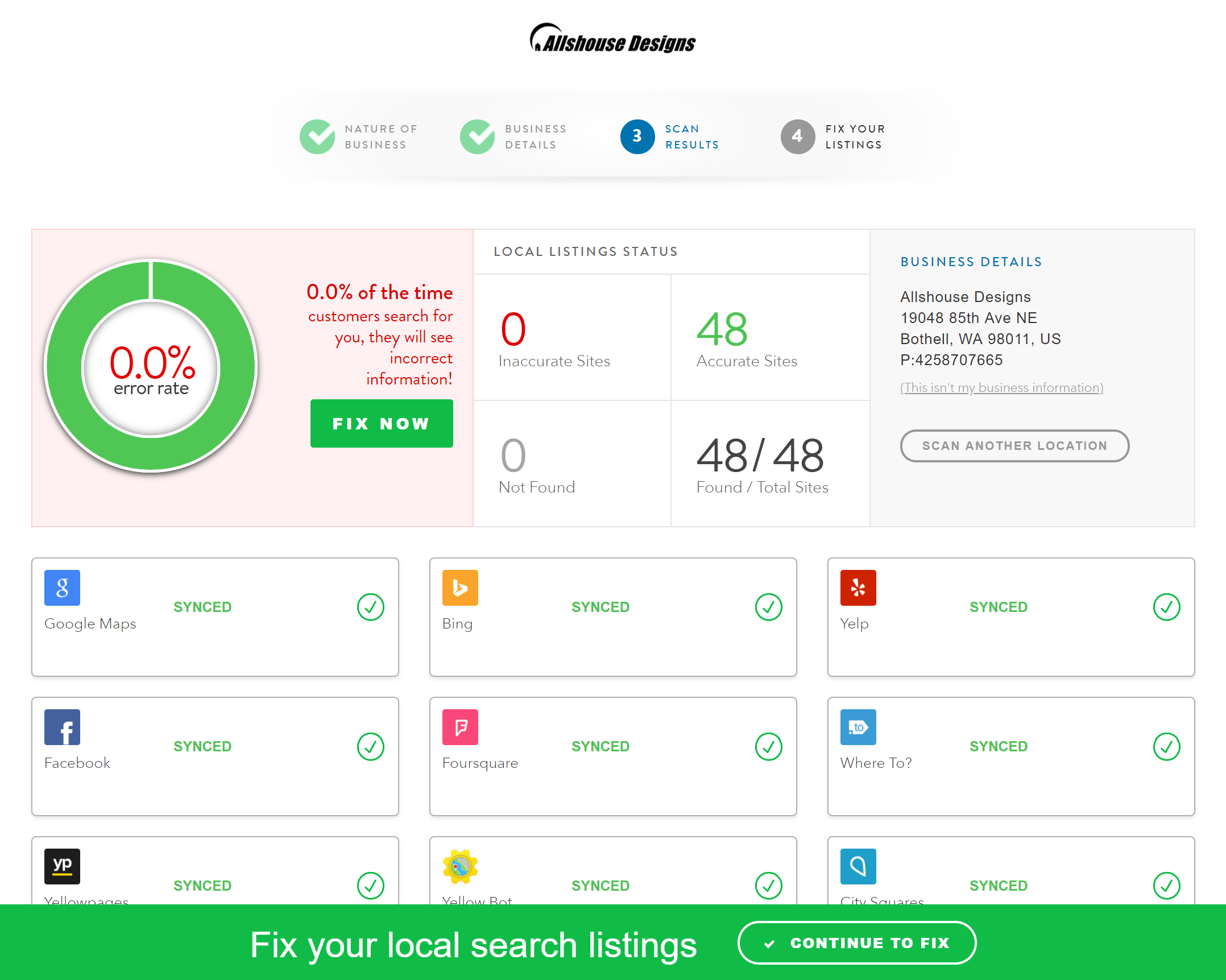 The scan tool for directory listings