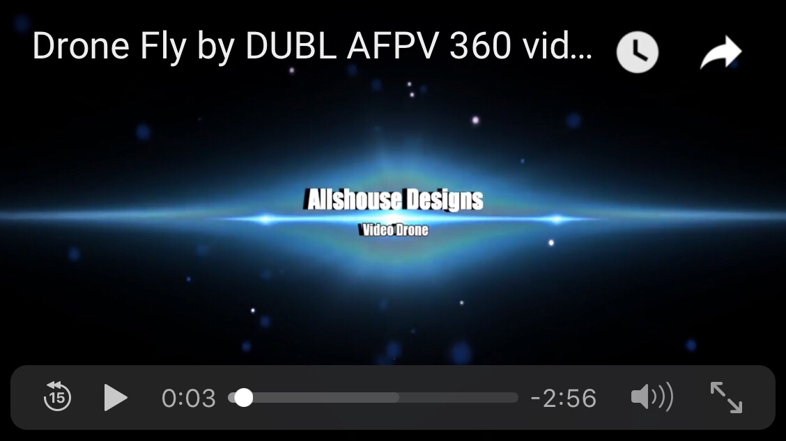 Racing drone 360 YouTube Video